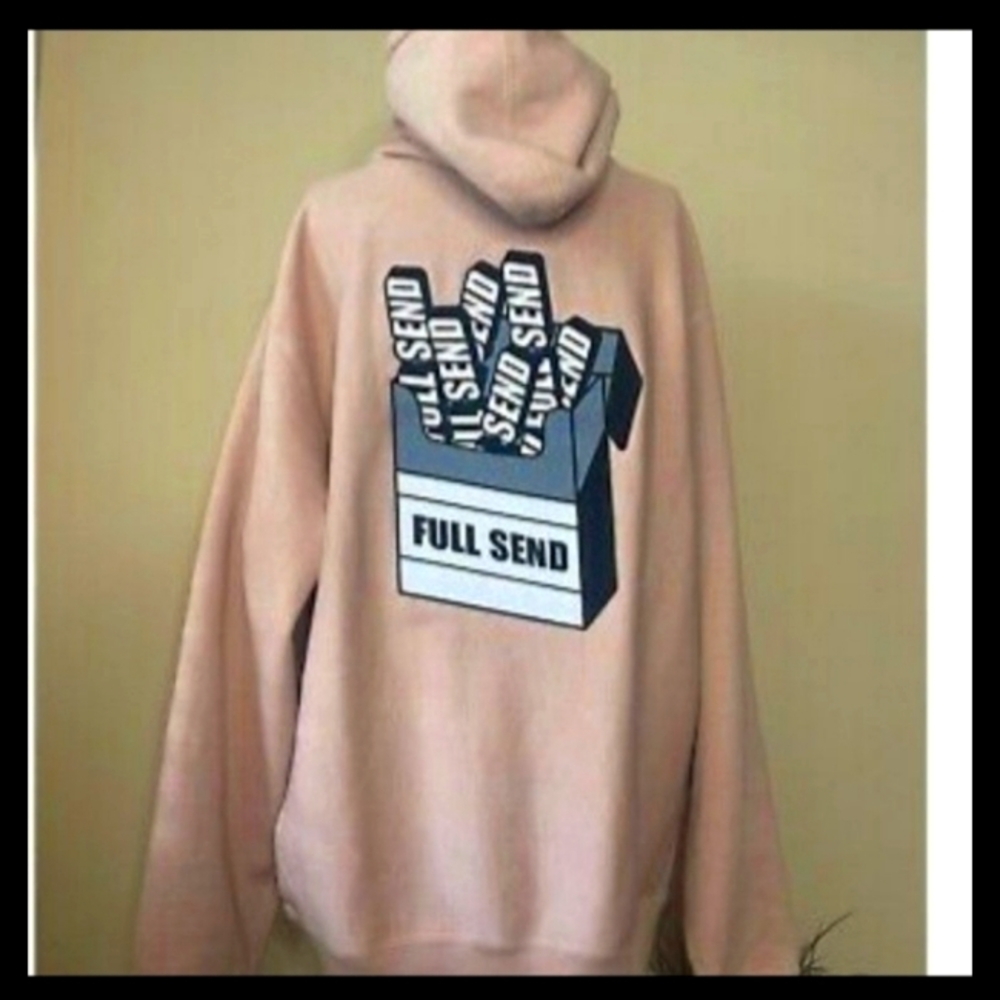 Nelk Boys FullSend Pink Hoodie XL